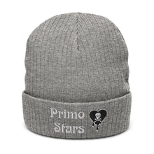 Load image into Gallery viewer, Primo Stars Skull Drips Ribbed knit beanie