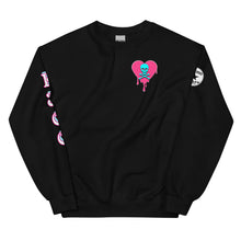 Load image into Gallery viewer, Skull heart drips PB Unisex Sweatshirt