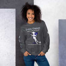 Load image into Gallery viewer, extra classy nb Unisex Sweatshirt