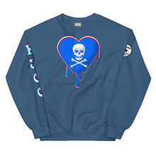 Load image into Gallery viewer, Skull Heart Drips RBR Unisex Sweatshirt