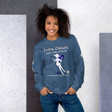 Load image into Gallery viewer, extra classy nb Unisex Sweatshirt