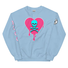 Load image into Gallery viewer, Skull Heart Drips PB Unisex Sweatshirt