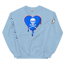 Load image into Gallery viewer, Skull Heart Drips RBR Unisex Sweatshirt