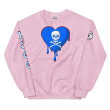 Load image into Gallery viewer, Skull Heart Drips RBR Unisex Sweatshirt