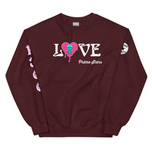 Load image into Gallery viewer, Love Skull Heart Drips PLB Unisex Sweatshirt
