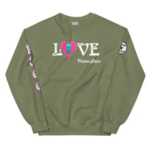 Load image into Gallery viewer, Love Skull Heart Drips PLB Unisex Sweatshirt