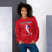 Load image into Gallery viewer, extra classy nb Unisex Sweatshirt