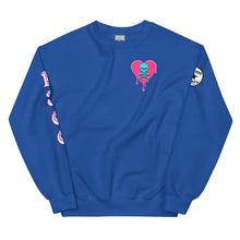 Load image into Gallery viewer, Skull heart drips PB Unisex Sweatshirt