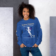 Load image into Gallery viewer, extra classy nb Unisex Sweatshirt