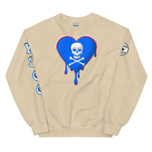 Load image into Gallery viewer, Skull Heart Drips RBR Unisex Sweatshirt