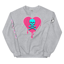 Load image into Gallery viewer, Skull Heart Drips PB Unisex Sweatshirt
