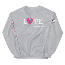 Load image into Gallery viewer, Love Skull Heart Drips PLB Unisex Sweatshirt