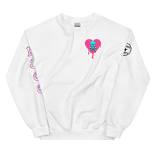 Load image into Gallery viewer, Skull heart drips PB Unisex Sweatshirt