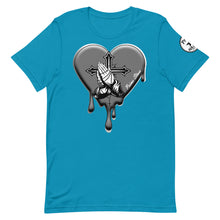 Load image into Gallery viewer, Prayer Hands Heart Drips Unisex t-shirt