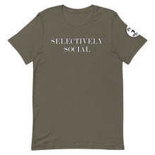Load image into Gallery viewer, Selectively social Unisex t-shirt