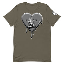 Load image into Gallery viewer, Prayer Hands Heart Drips Unisex t-shirt