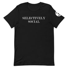Load image into Gallery viewer, Selectively social Unisex t-shirt