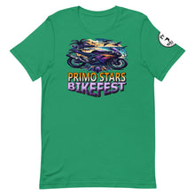 Load image into Gallery viewer, Primo Stars Bike Fest Unisex t-shirt