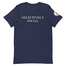Load image into Gallery viewer, Selectively social Unisex t-shirt