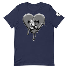 Load image into Gallery viewer, Prayer Hands Heart Drips Unisex t-shirt