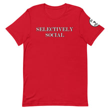 Load image into Gallery viewer, Selectively social Unisex t-shirt