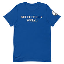Load image into Gallery viewer, Selectively social Unisex t-shirt
