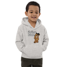 Load image into Gallery viewer, Primo Stars Logo Bear BW Kids Hoodie