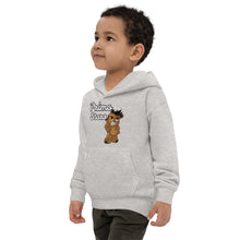 Load image into Gallery viewer, Primo Stars Logo Bear BW Kids Hoodie