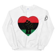 Load image into Gallery viewer, Black heart fist Unisex Sweatshirt