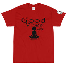 Load image into Gallery viewer, Good Vibes only yoga BL Short Sleeve T-Shirt