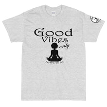 Load image into Gallery viewer, Good Vibes only yoga BL Short Sleeve T-Shirt