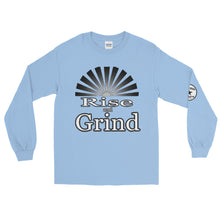 Load image into Gallery viewer, Rise and Grind Men’s Long Sleeve Shirt