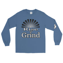 Load image into Gallery viewer, Rise and Grind Men’s Long Sleeve Shirt