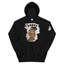 Load image into Gallery viewer, Not Sorry Logo Bear Unisex Hoodie