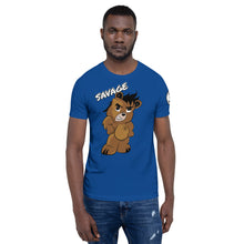 Load image into Gallery viewer, Savage logo bear Short-Sleeve Unisex T-Shirt