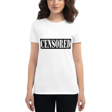 Load image into Gallery viewer, Censored Women's short sleeve t-shirt