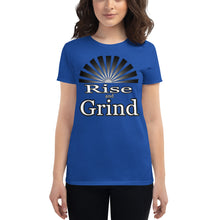 Load image into Gallery viewer, Women's Rise and Grind short sleeve t-shirts