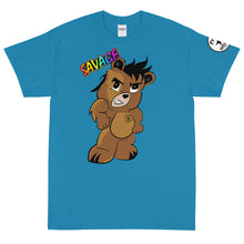 Load image into Gallery viewer, Savage Logo Bear Rainbow Short Sleeve T-Shirt