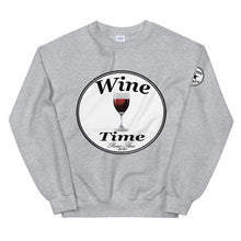 Load image into Gallery viewer, Wine Time Label 2020 Unisex Sweatshirt