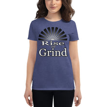 Load image into Gallery viewer, Women's Rise and Grind short sleeve t-shirts
