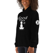 Load image into Gallery viewer, Good Vibes only yoga WL Unisex Hoodie