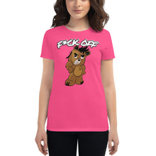 Load image into Gallery viewer, F*ck off Women's short sleeve t-shirt