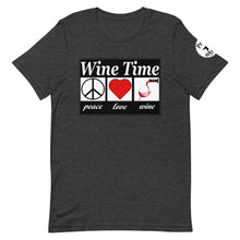 Load image into Gallery viewer, WIne time plw Short-Sleeve Unisex T-Shirt