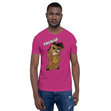 Load image into Gallery viewer, Savage logo bear Short-Sleeve Unisex T-Shirt
