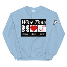 Load image into Gallery viewer, WIne time plw Unisex Sweatshirt