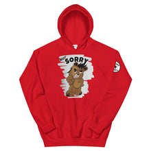 Load image into Gallery viewer, Not Sorry Logo Bear Unisex Hoodie