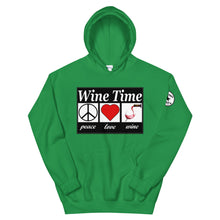 Load image into Gallery viewer, WIne time plw Unisex Hoodie