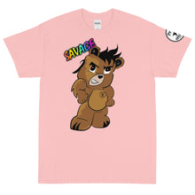 Load image into Gallery viewer, Savage Logo Bear Rainbow Short Sleeve T-Shirt