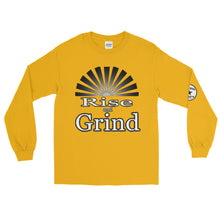 Load image into Gallery viewer, Rise and Grind Men’s Long Sleeve Shirt