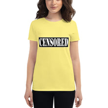 Load image into Gallery viewer, Censored Women's short sleeve t-shirt